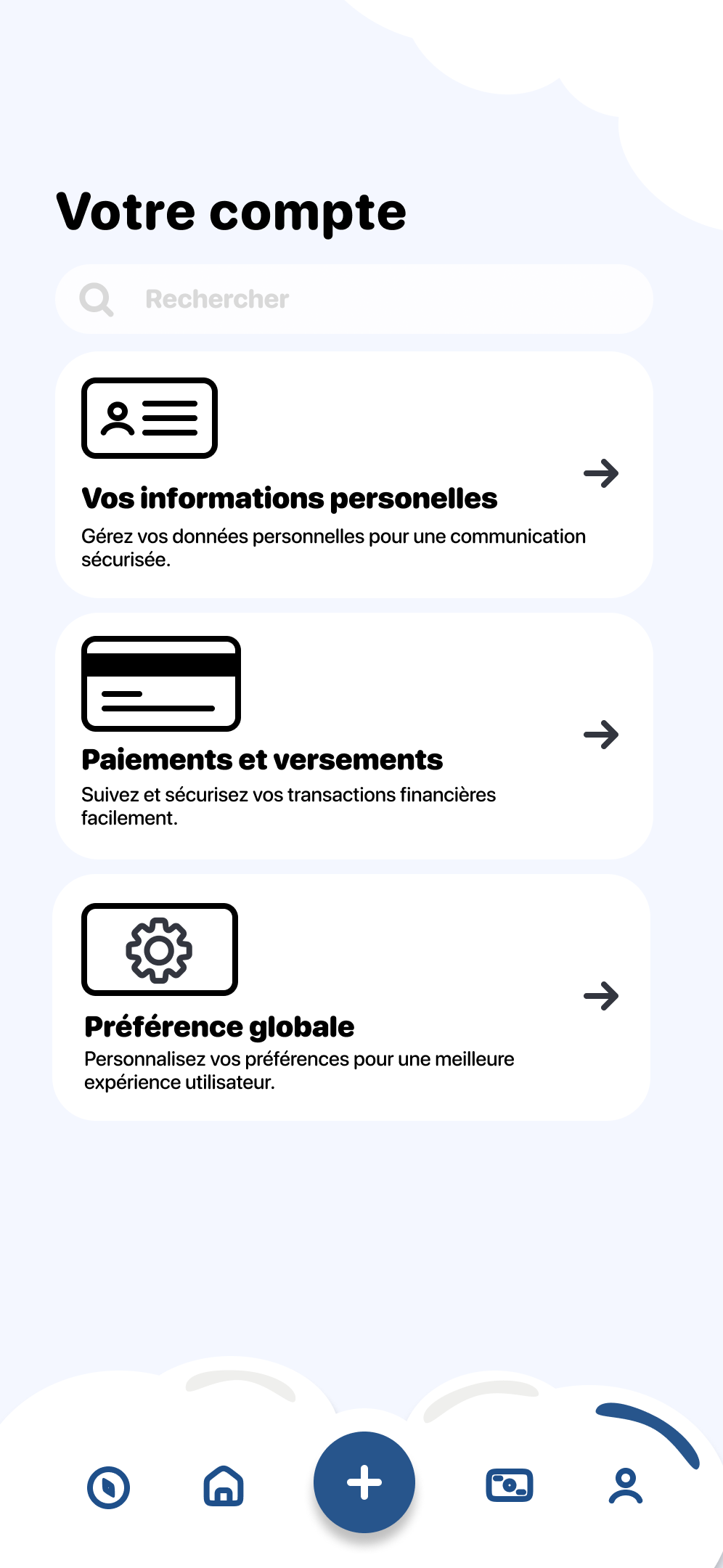 Capture d'écran - Gestion des transactions